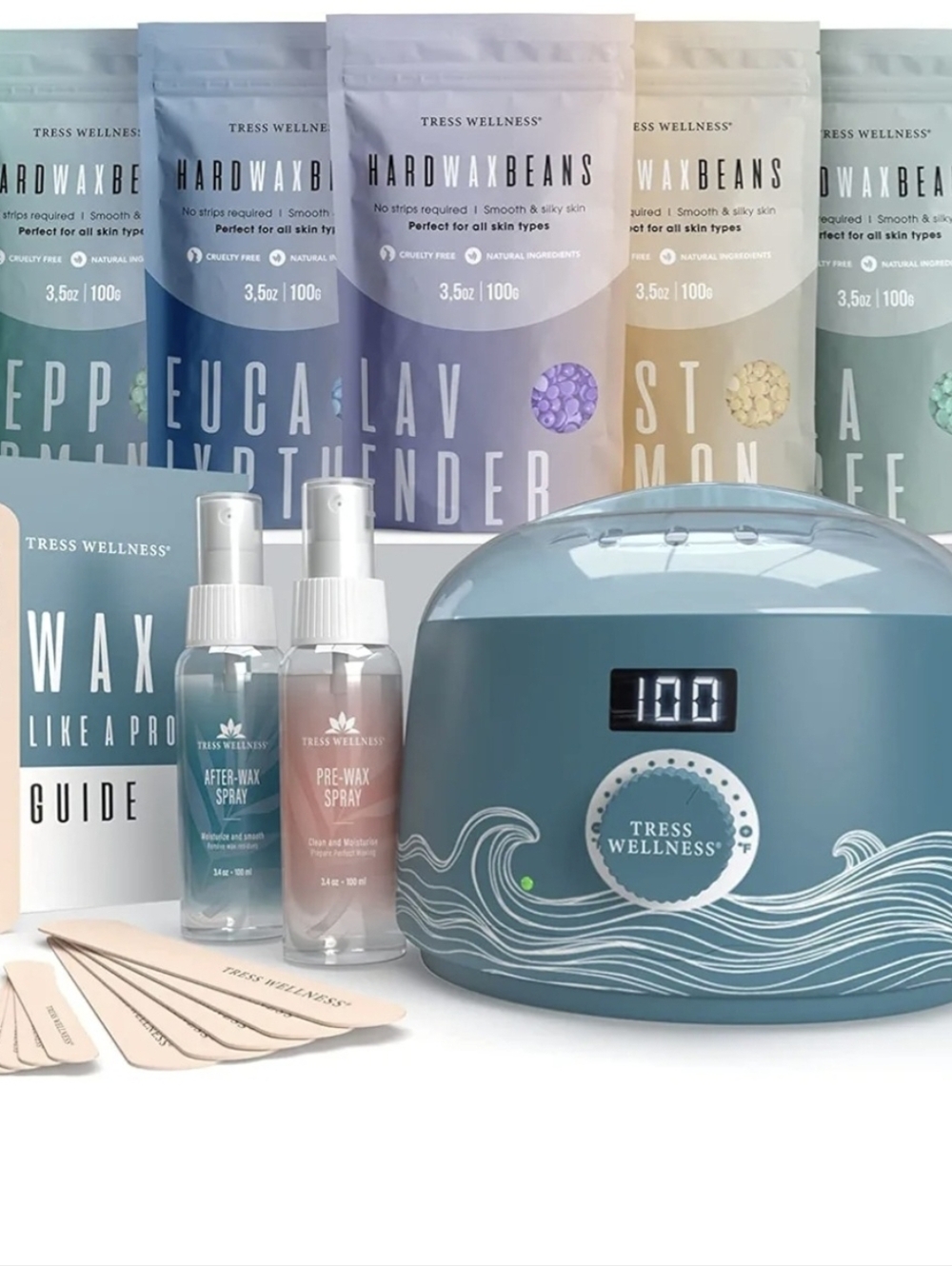 New Tress Wellness Complete Waxing Kit - Never Opened